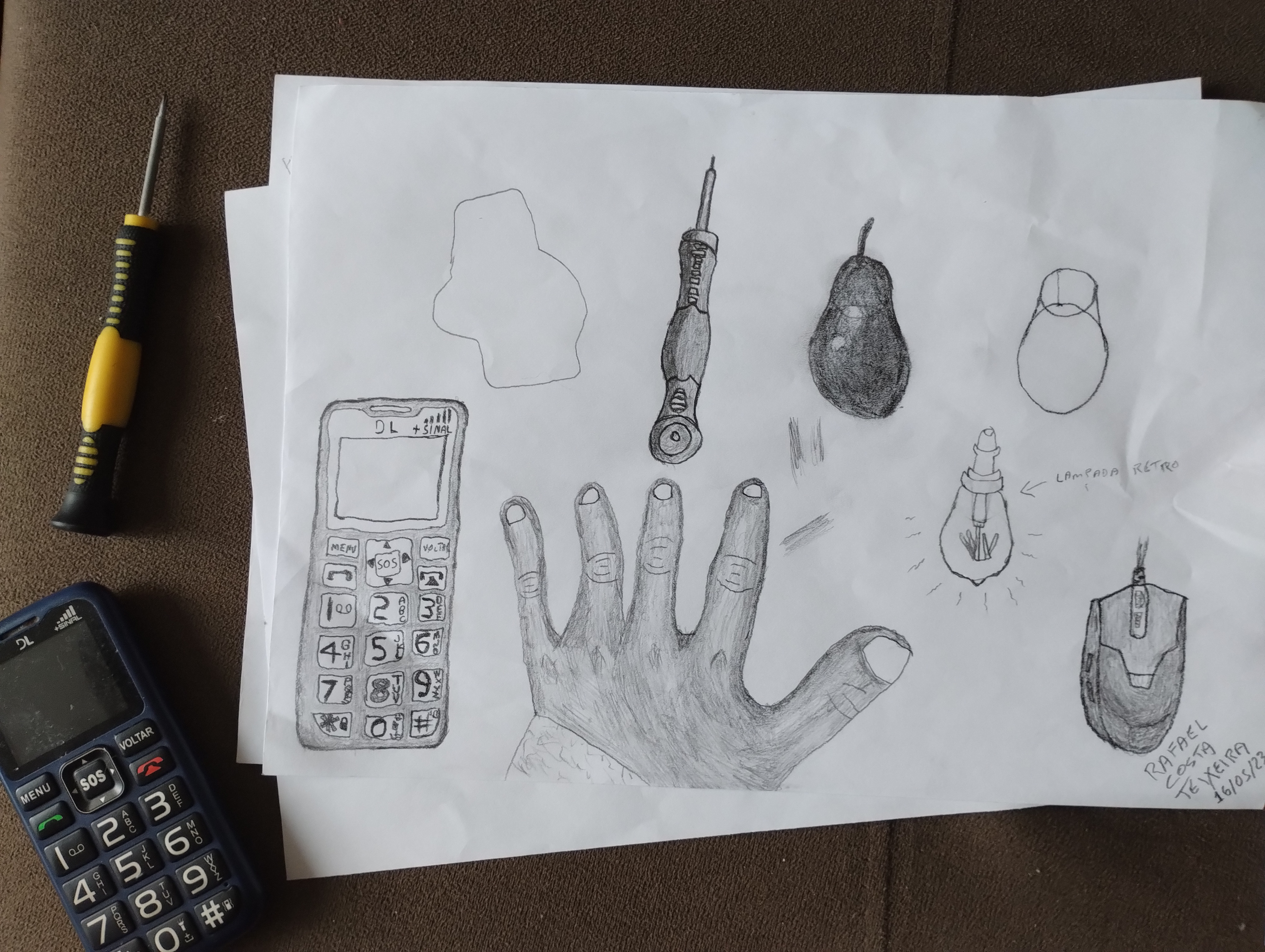 Desenho de um personagem