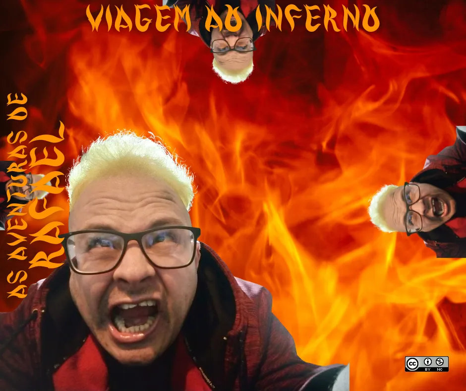 Capa da HQ As aventuras de Rafael - Viagem ao inferno